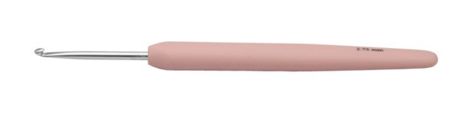 Алюминиевый крючок KnitPro Waves с мягкой ручкой. 2,75 мм. Арт.30904 фото