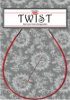 Красная леска для съемных спиц ChiaoGoo Twist, 15 см (разъем M), арт. 7106-M фото