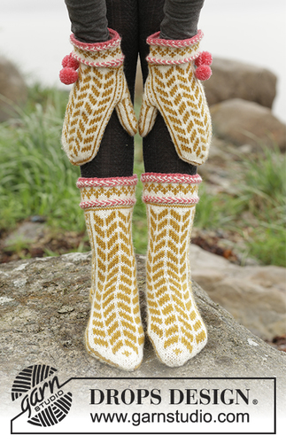 «Бабушкины носочки»: инструкция вязания на 4-х спицах, с фото
