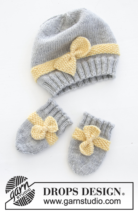 Комплект из шапки и рукавичек Little Miss Ribbons Mittens фото