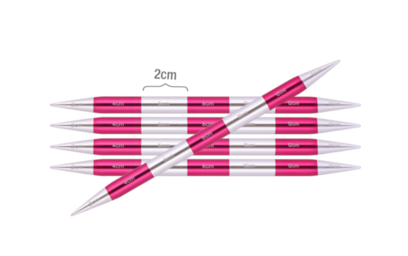 Чулочные спицы KnitPro SmartStix длиной 20 см фото