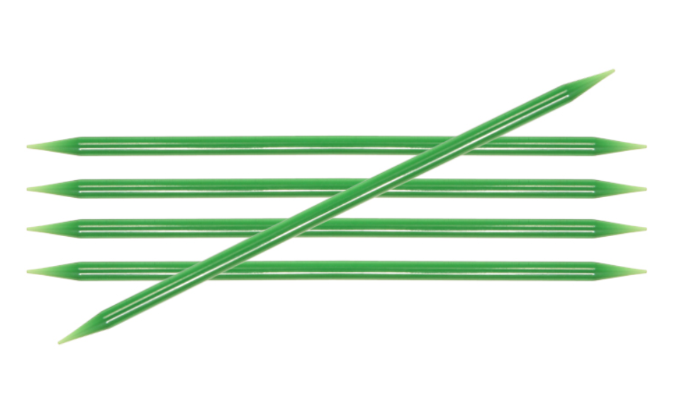 Чулочные акриловые спицы KnitPro Trendz, 15 см фото
