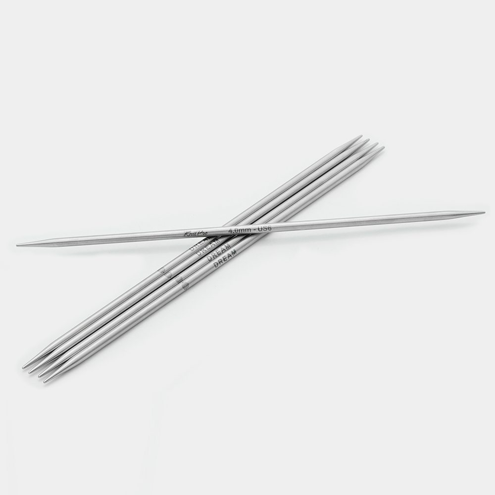 Чулочные металлические спицы KnitPro Mindful, длина спицы 20 см фото