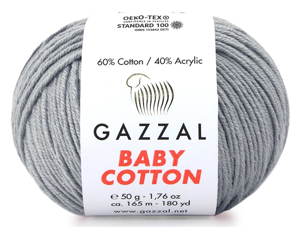 Пряжа Baby cotton Gazzal купить в интернет-магазине в Москве недорого