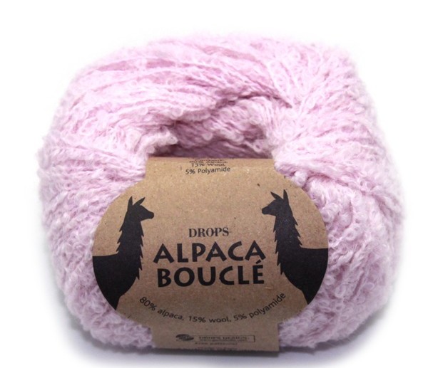 Пряжа Alpaca Boucle uni color купить в интернет-магазине в Москве недорого