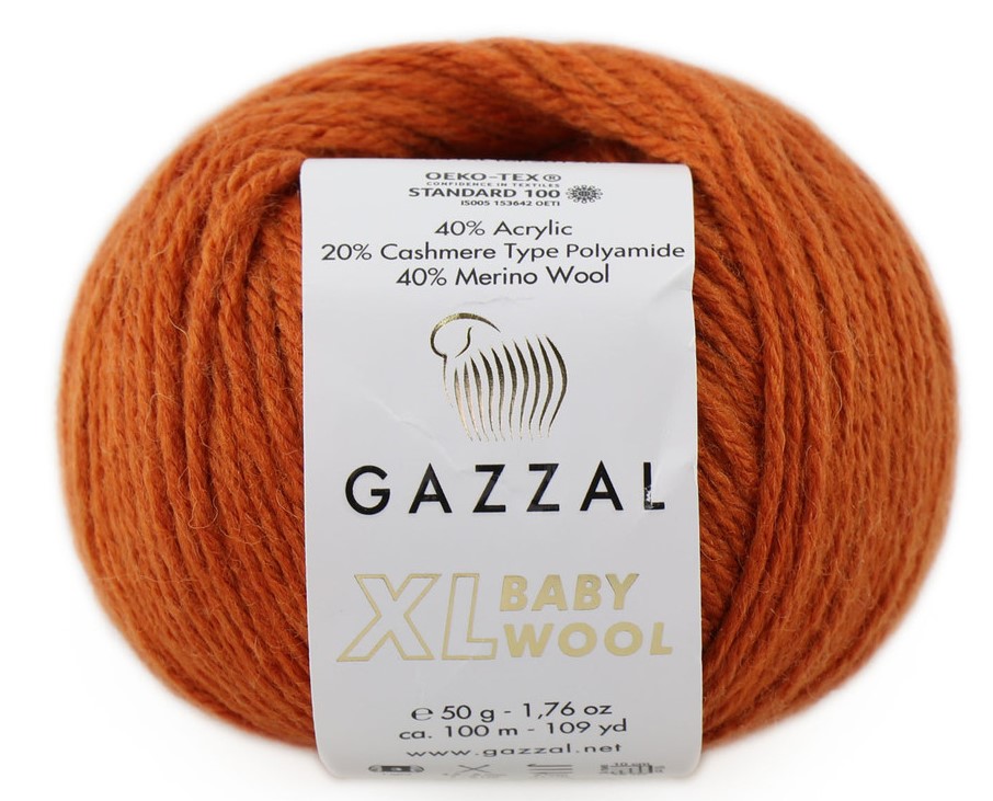 Пряжа Baby wool XL Gazzal купить в интернет-магазине в Москве недорого