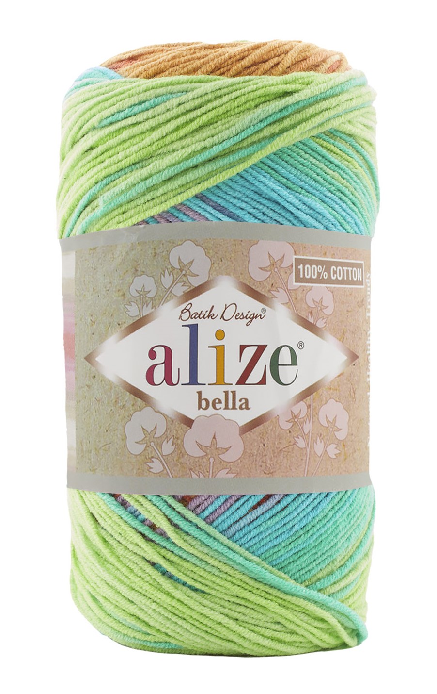 Пряжа ALIZE Bella batik / 2130 бело голубой