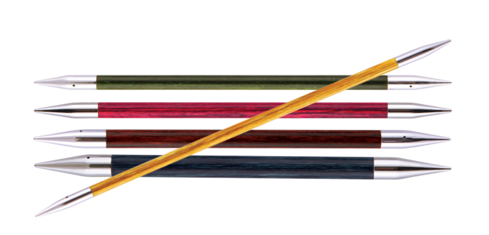 Чулочные деревянные спицы Royale Knit Pro, длина 20 см, 6,5 мм. Арт.29042 фото