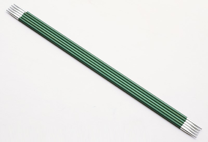 Чулочные металлические спицы Knit Pro Zing, длина спицы 20 см. 3 мм. Арт.47035 фото