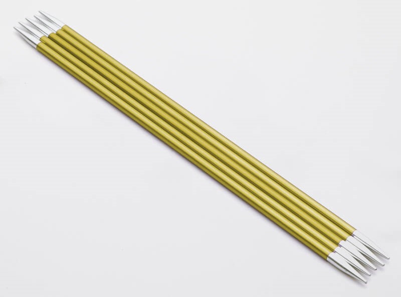 Чулочные металлические спицы Knit Pro Zing, длина спицы 20 см. 3,5 мм. Арт.47037 фото