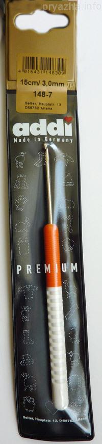 Addi premium крючок с пластиковой ручкой №3 фото
