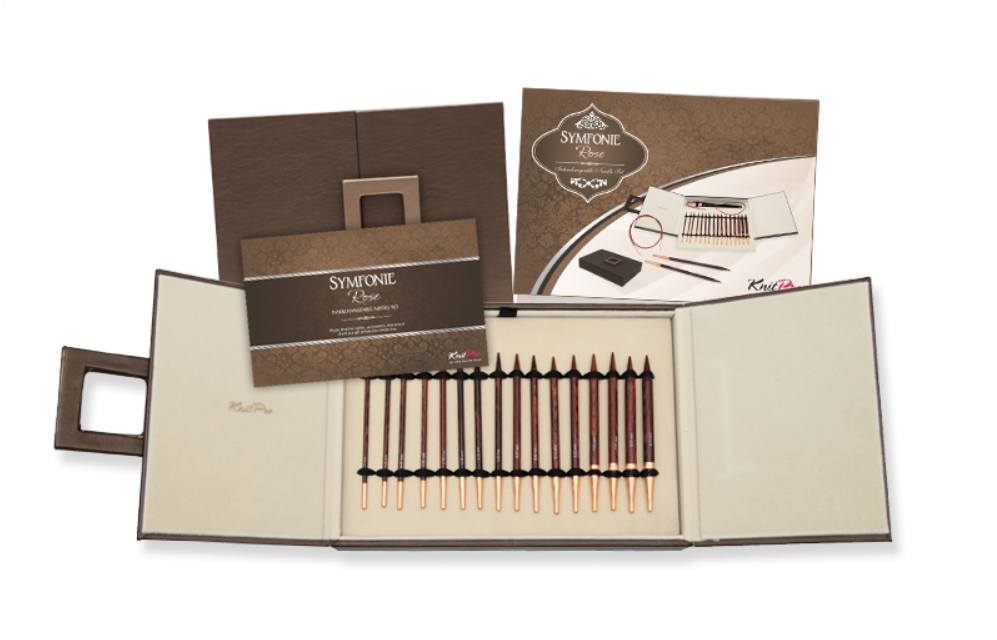 Набор съемных деревянных спиц KnitPro Symfonie Rose Deluxe set. Арт.20617 фото