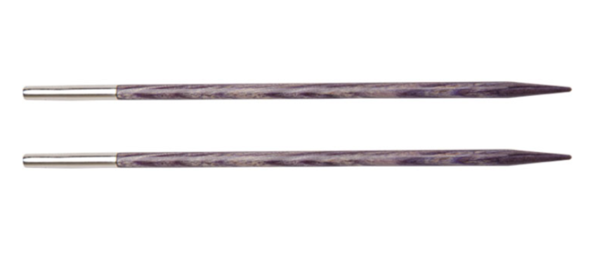 Съемные деревянные спицы без лески KnitPro Symfonie Dreamz, 2 шт, укороченные. 4,5 мм. Арт.90376 фото