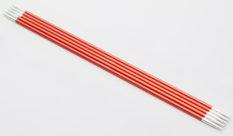 Чулочные металлические спицы Knit Pro Zing, длина спицы 20 см. 2,75 мм. Арт.47034 фото