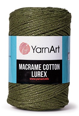Пряжа Macrame cotton lurex фото