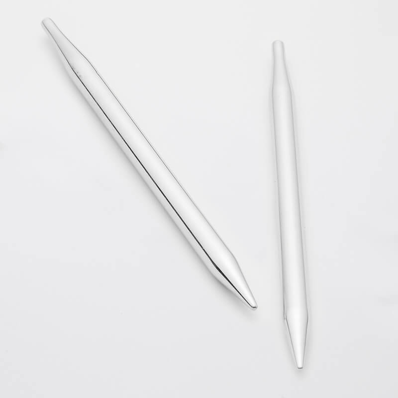 Съемные металлические спицы без лески KnitPro Nova, 2 шт, стандартной длины. 3,25 мм. Арт.10416 фото
