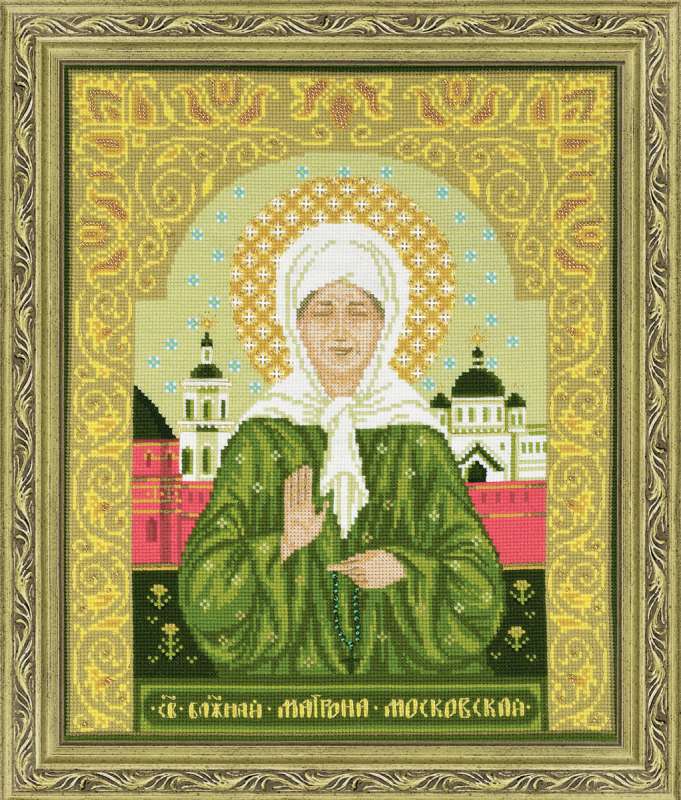 Набор для вышивания крестом «Святая блаженная Матрона Московская» (1385) фото