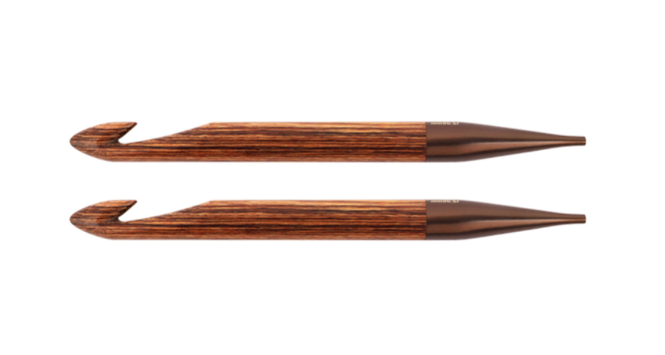 Деревянный крючок для тунисского вязания KnitPro Ginger, без лески. 5,5 мм. Арт.31266 фото