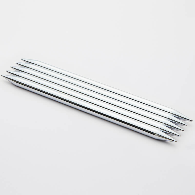 Чулочные металлические спицы Knit Pro Nova, длина спицы 20 см. 3,75 мм. Арт.10108 фото