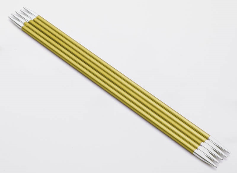 Чулочные металлические спицы Knit Pro Zing, длина спицы 15 см. 3,5 мм. Арт.47007 фото