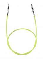 Неоновая зеленая леска для съемных спиц KnitPro, 60 см. Арт.10633 фото