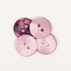 Пуговица Drops жемчуг Round (pink) (15mm) #622 фото