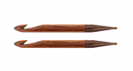 Деревянный крючок для тунисского вязания KnitPro Ginger, без лески. 12 мм. Арт.31273 фото