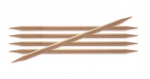 Чулочные деревянные спицы KnitPro Basix Birch, длина 20 см. 2,5 мм. Арт.35111 фото