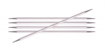 Чулочные металлические спицы Knit Pro Nova Cubics длина спицы 20 см. 2,5 мм. Арт.12123 фото