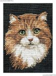 Набор для вышивания крестом «Рыжий кот» (765) 21х30 см фото