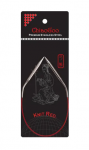 Круговые металлические спицы ChiaoGoo SS Knit red (изогнутое соединение), 40 см, размер 4 мм. Арт.6016-6 фото