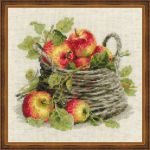 Набор для вышивания крестом «Спелые яблоки» (1450) фото
