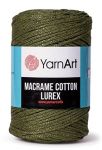 Macrame cotton lurex фото