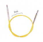 Леска KnitPro Smart Stix, желтая, 40 см. Арт. 42171 фото