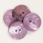 Пуговица Drops жемчуг Round (purple) (20mm) #609 фото