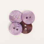 Пуговица Drops жемчуг Round (Purple) (15mm) #619 фото