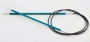 Круговые металлические спицы KnitPro Zing, 40 см. 3,25 мм. Арт.47066 фото