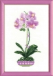 Набор для вышивания крестом «Сиреневая орхидея» (1163) 21х30см фото