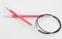 Круговые металлические спицы KnitPro Zing, 120 см. 6,5 мм. Арт.47194 фото