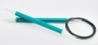 Круговые металлические спицы KnitPro Zing, 40 см. 8 мм. Арт.47076 фото