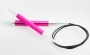 Круговые металлические спицы KnitPro Zing, 60 см. 10 мм. Арт.47108 фото