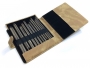 Набор прямых деревянных спиц Lykke UMBER 14" (35,5см) в чехле из искусств.кожи LK859 фото