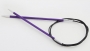 Круговые металлические спицы KnitPro Zing, 60 см. 3,75 мм. Арт.47098 фото