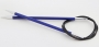 Круговые металлические спицы KnitPro Zing, 120 см. 4,5 мм. Арт.47190 фото