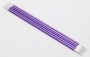 Чулочные металлические спицы Knit Pro Zing, длина спицы 15 см. 7 мм. Арт.47015 фото