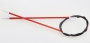 Круговые металлические спицы KnitPro Zing, 120 см. 2,75 мм. Арт.47184 фото