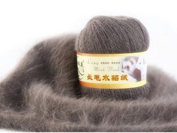 Пряжа Норка длинноворсовая (Long Mink Wool) фото
