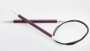 Круговые металлические спицы KnitPro Zing, 120 см. 6 мм. Арт.47193 фото
