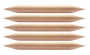 Чулочные деревянные спицы KnitPro Jumbo Birch, длина спицы 20 см. 25 мм. Арт.35130 фото
