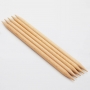 Чулочные деревянные спицы KnitPro Basix Birch, длина 20 см. 2,75 мм. Арт.35112 фото
